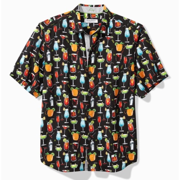 TOMMY BAHAMA Men's Veracruz Cay All Nighter Short Sleeve Woven Shirt - XL - Picture 2 of 13